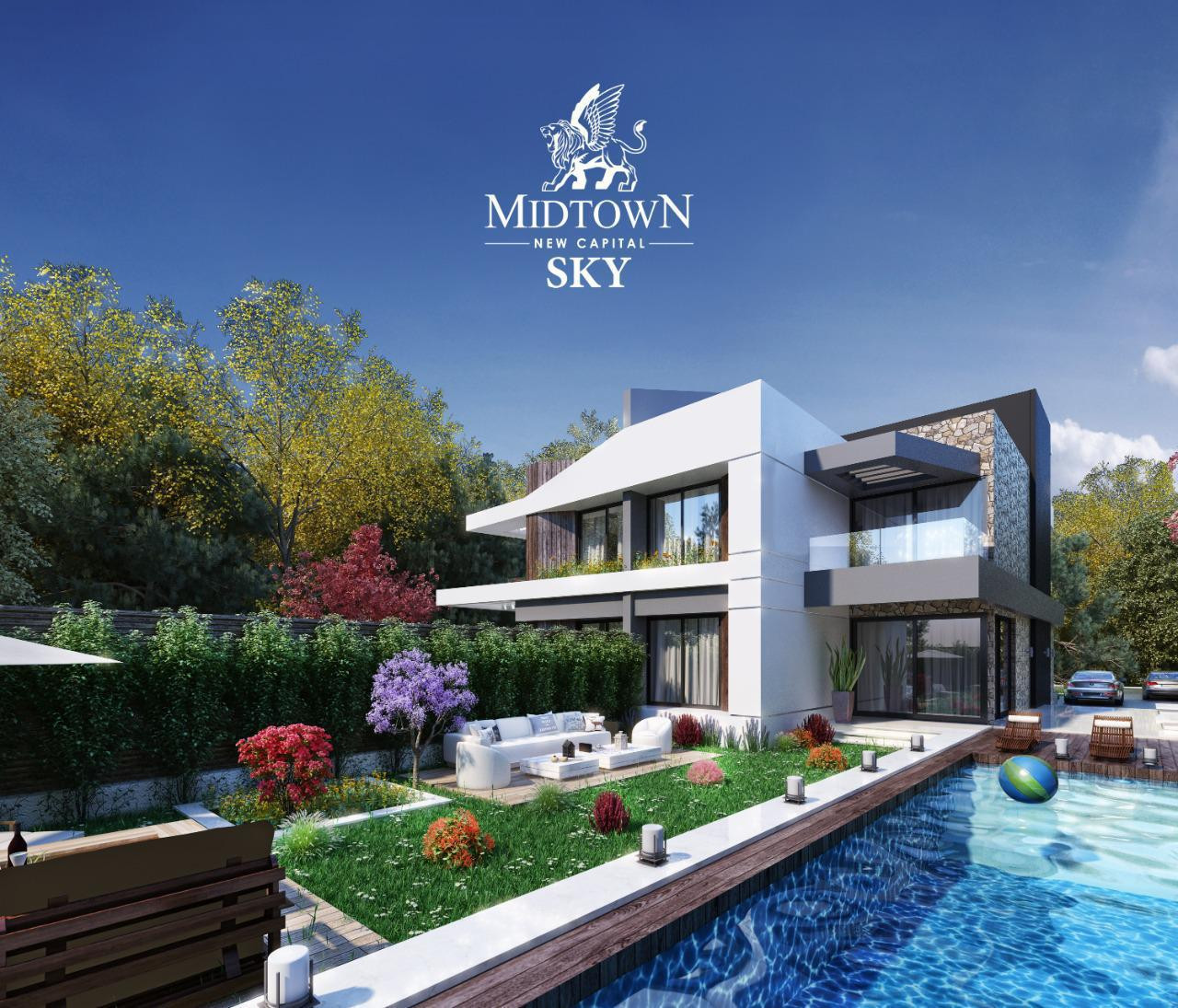 شقة في ميد تاون سكاي — RE-20118
