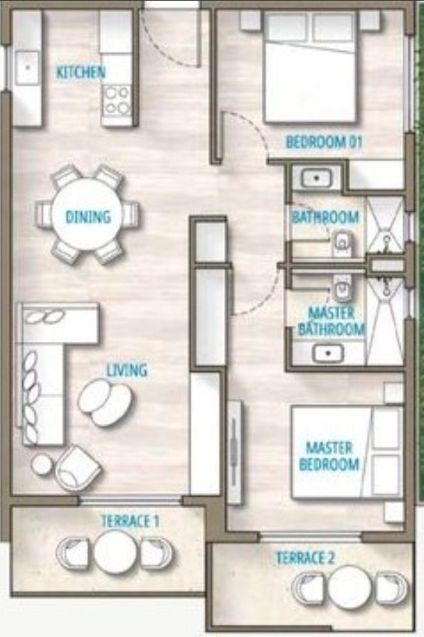 2-Bedroom Apartment