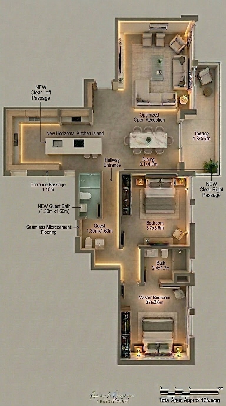 2-Bedroom Apartment