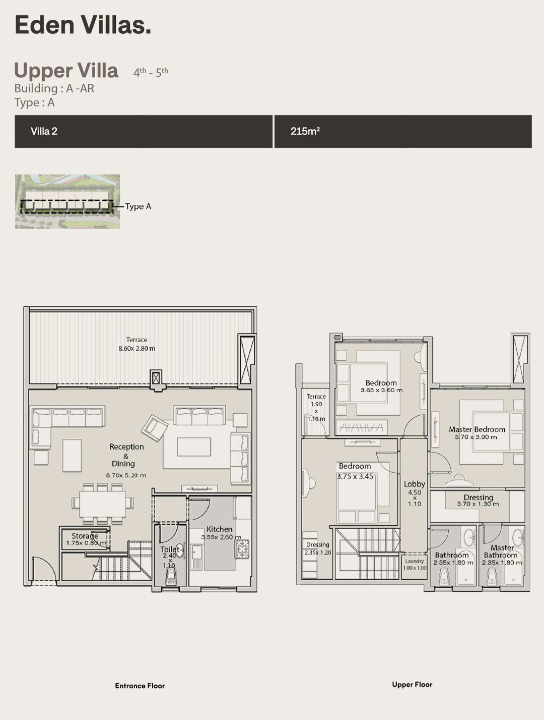 3-Bedroom Duplex