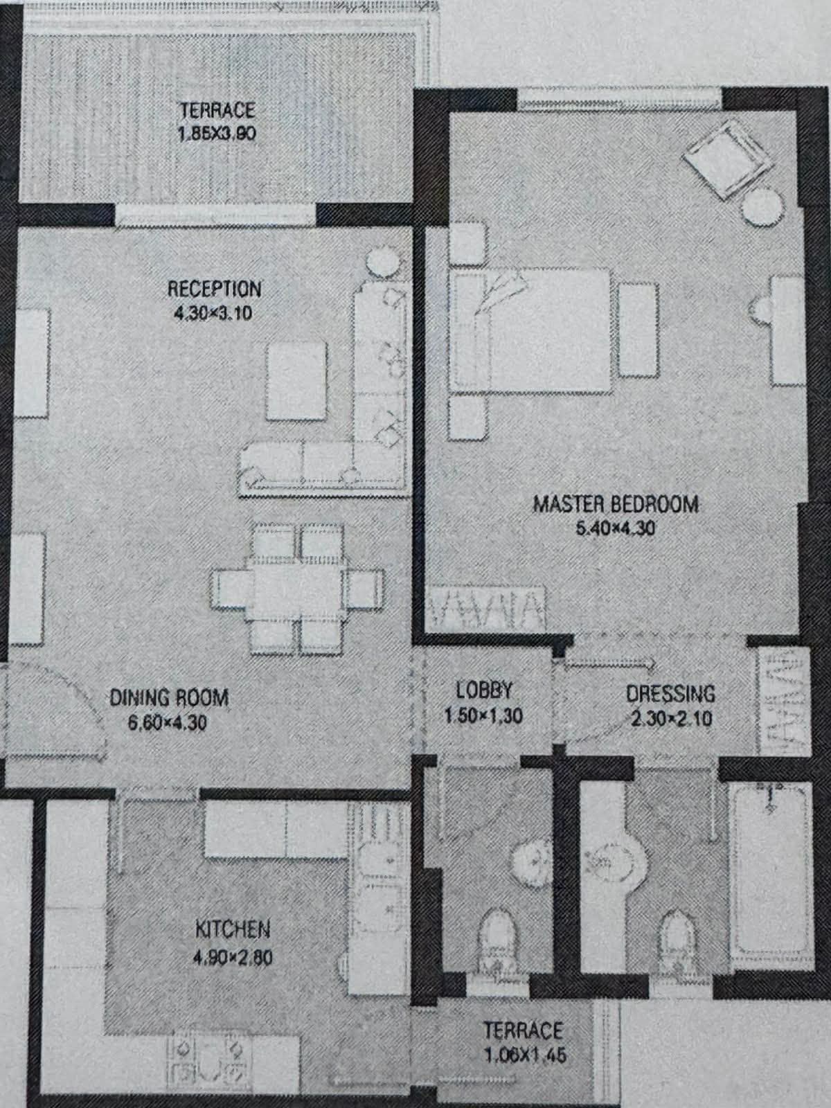 1-Bedroom Apartment