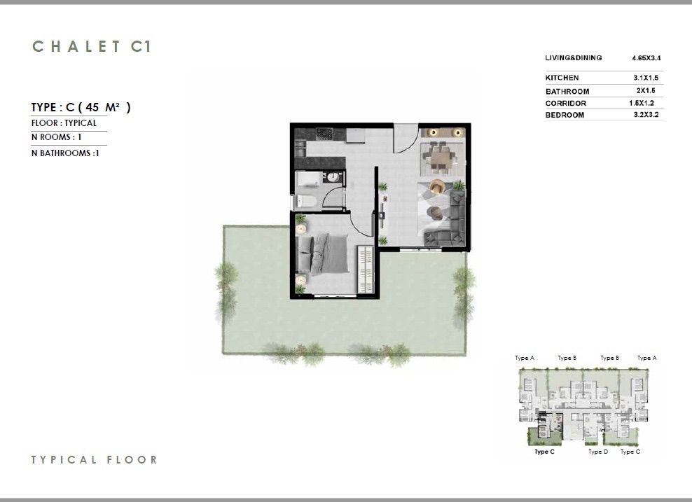 1-Bedroom Chalet